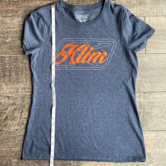Klim snowmobile, womens t-shirt. Medium heathered blue - Picture 5 of 5